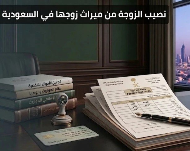 كم ترث الزوجة التي لم تنجب